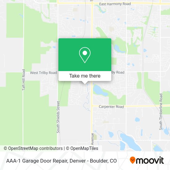 Mapa de AAA-1 Garage Door Repair