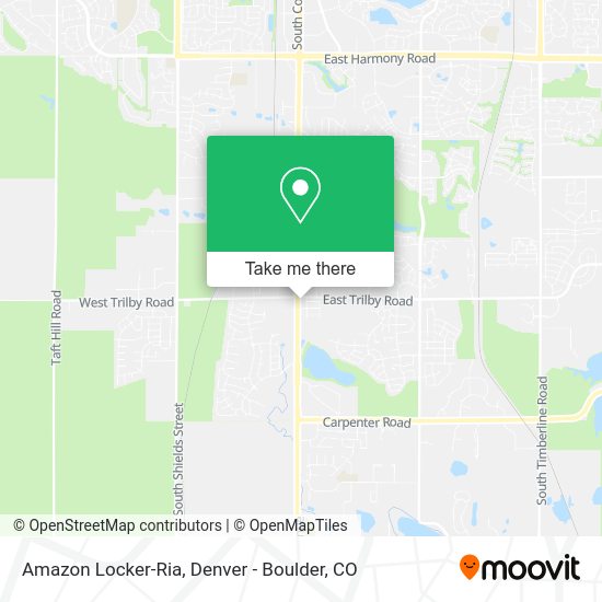 Mapa de Amazon Locker-Ria