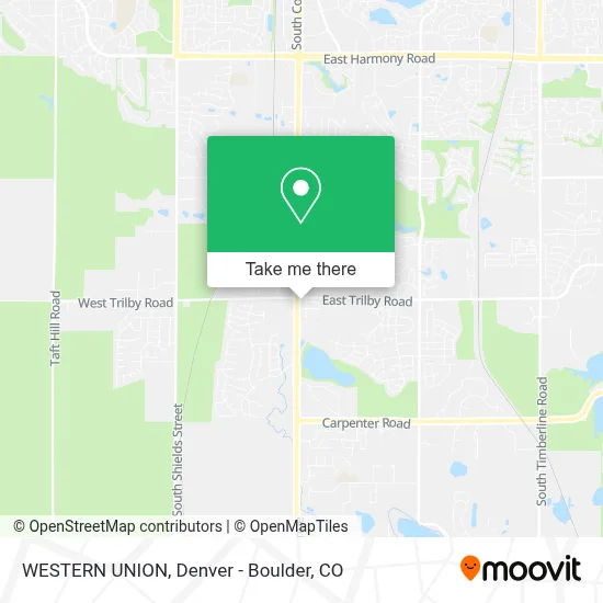 WESTERN UNION map
