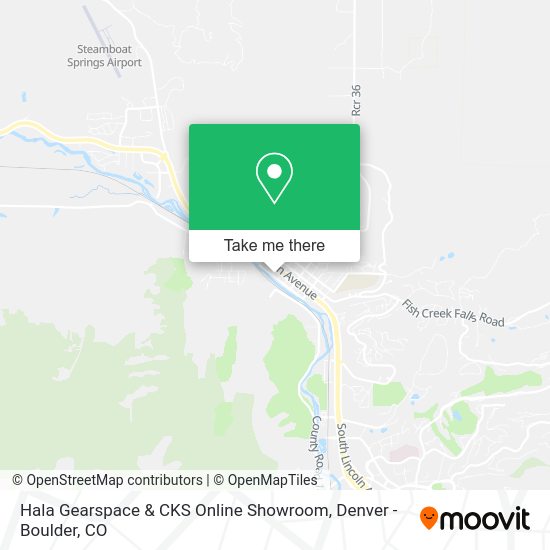 Mapa de Hala Gearspace & CKS Online Showroom