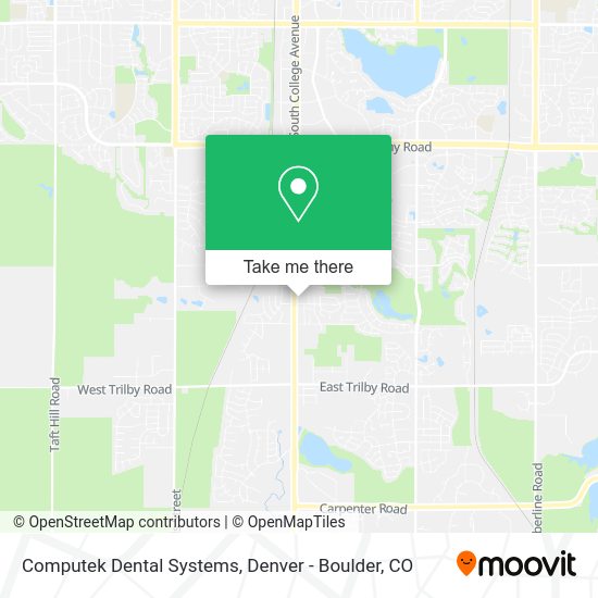 Mapa de Computek Dental Systems