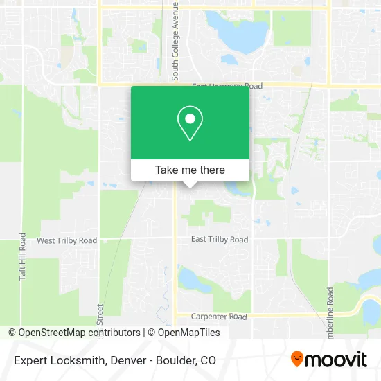 Expert Locksmith map