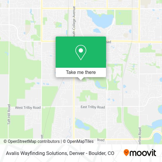 Avalis Wayfinding Solutions map
