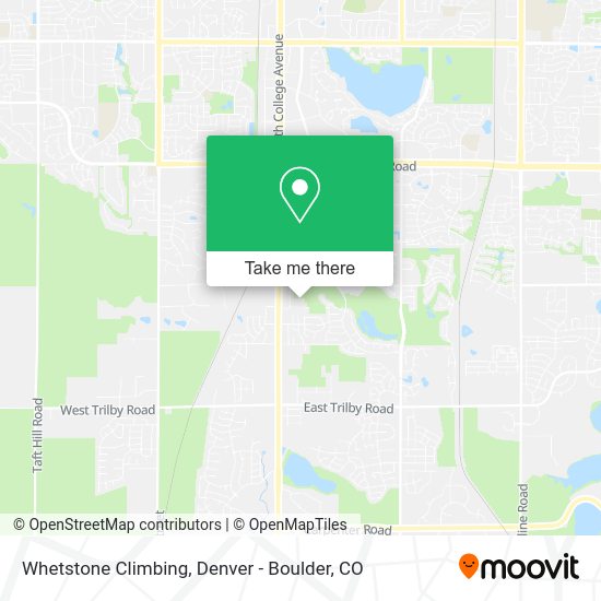 Mapa de Whetstone Climbing