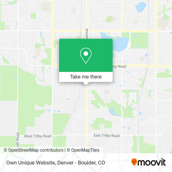 Own Unique Website map