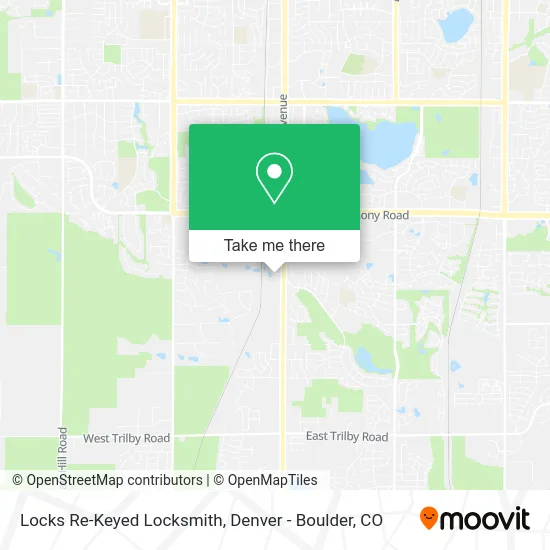 Locks Re-Keyed Locksmith map