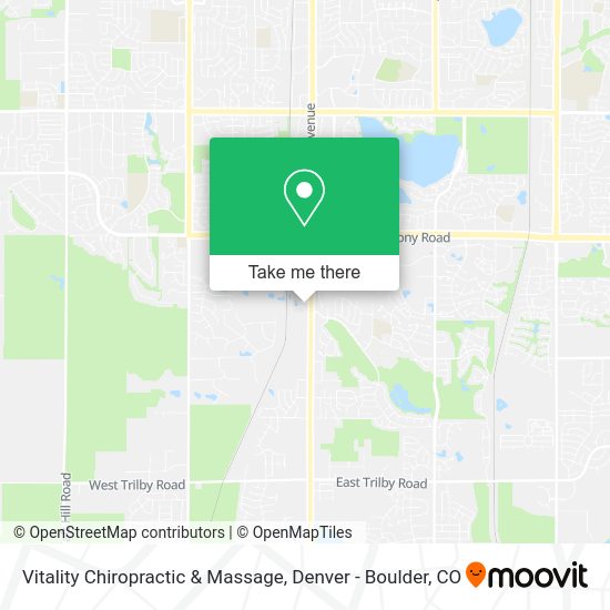 Mapa de Vitality Chiropractic & Massage