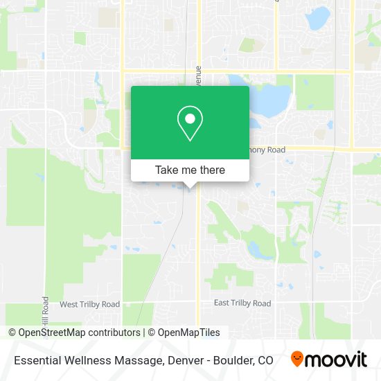 Essential Wellness Massage map
