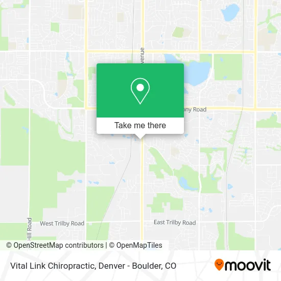 Vital Link Chiropractic map