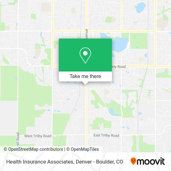 Health Insurance Associates map