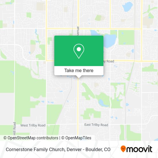 Cornerstone Family Church map