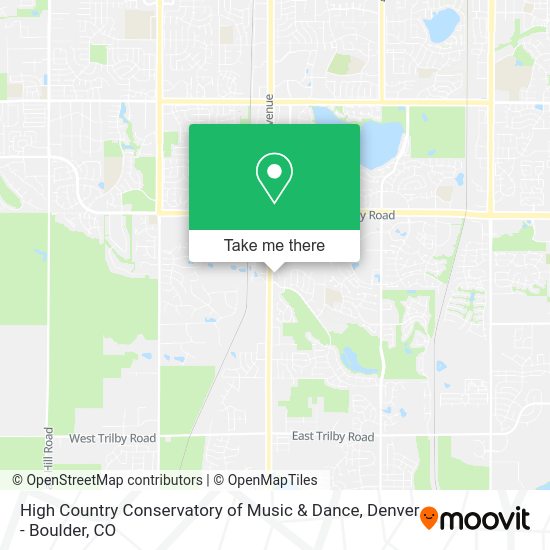 High Country Conservatory of Music & Dance map