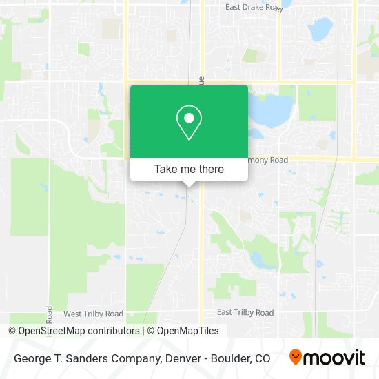Mapa de George T. Sanders Company