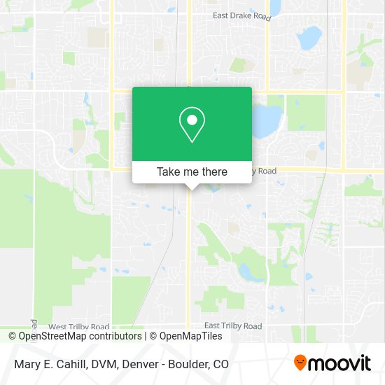 Mapa de Mary E. Cahill, DVM