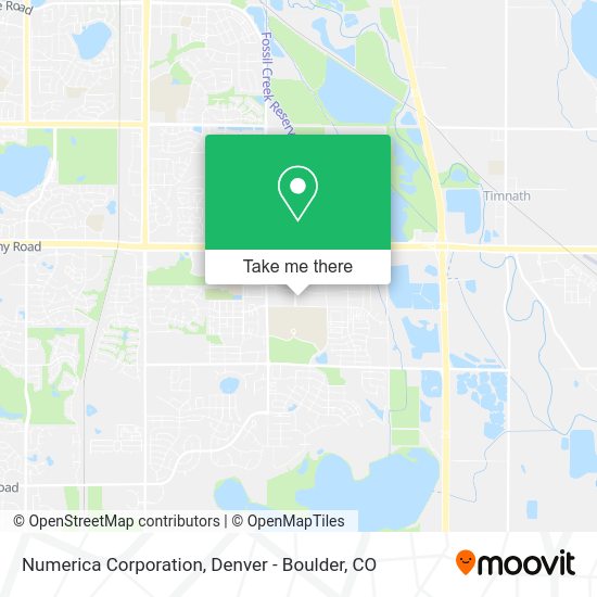 Numerica Corporation map