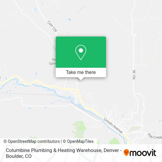 Columbine Plumbing & Heating Warehouse map