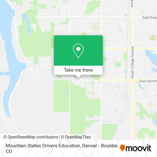 Mountain States Drivers Education map