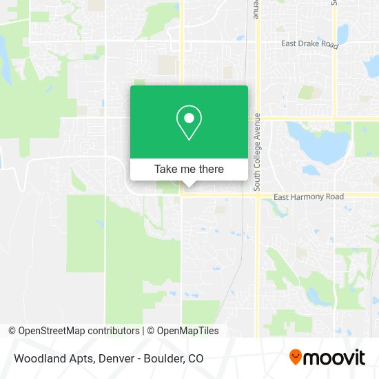 Mapa de Woodland Apts