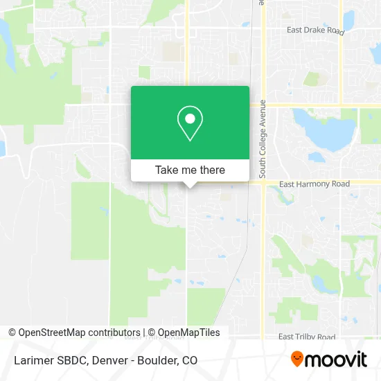 Larimer SBDC map
