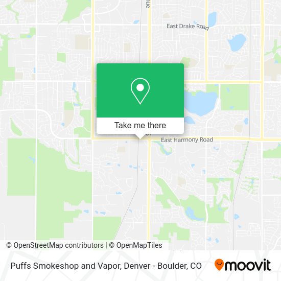Mapa de Puffs Smokeshop and Vapor