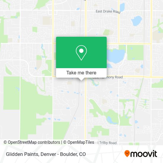 Mapa de Glidden Paints