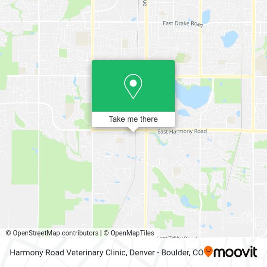 Mapa de Harmony Road Veterinary Clinic