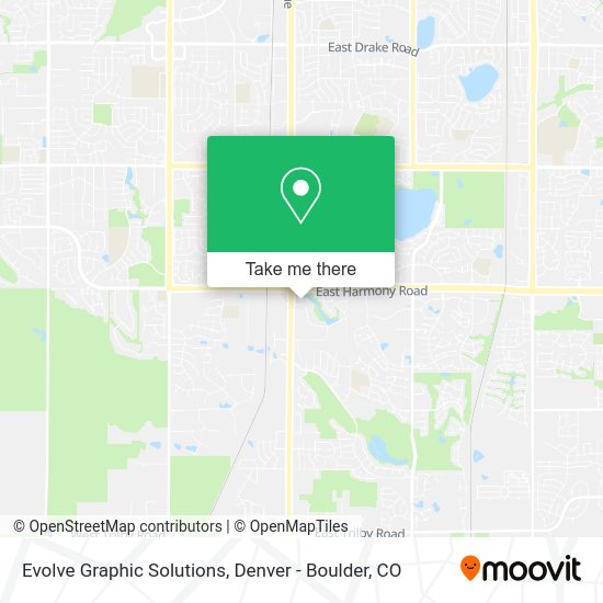 Evolve Graphic Solutions map