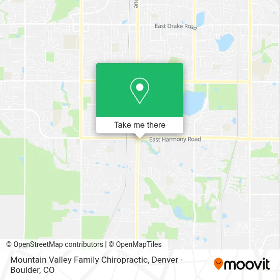 Mountain Valley Family Chiropractic map