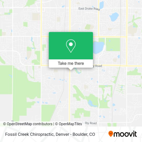 Fossil Creek Chiropractic map