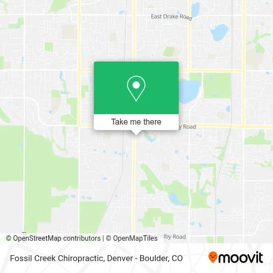 Fossil Creek Chiropractic map