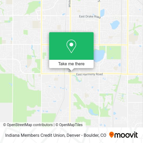 Indiana Members Credit Union map