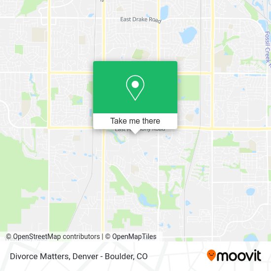 Divorce Matters map