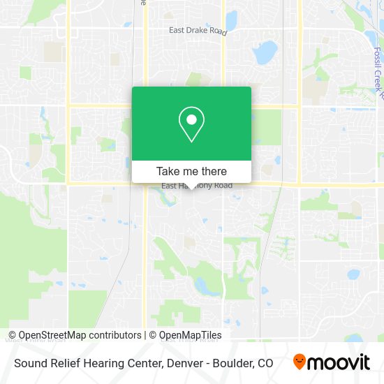 Sound Relief Hearing Center map