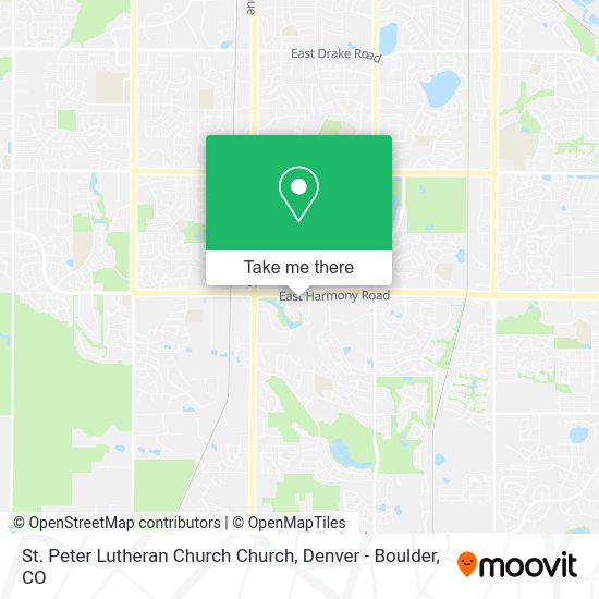 St. Peter Lutheran Church Church map