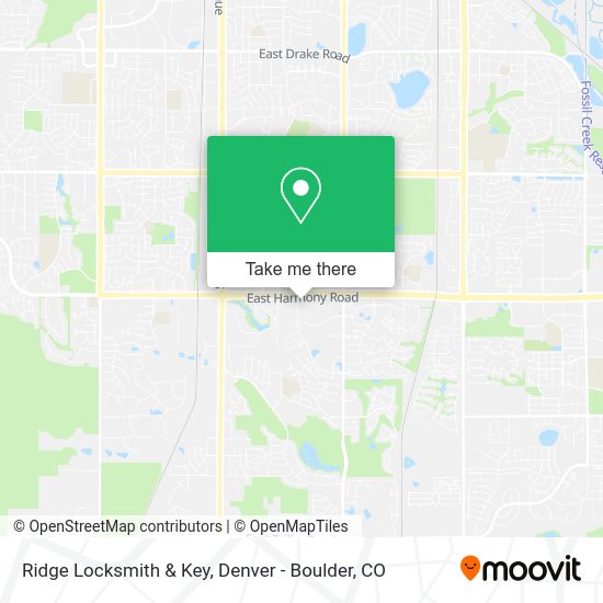 Ridge Locksmith & Key map