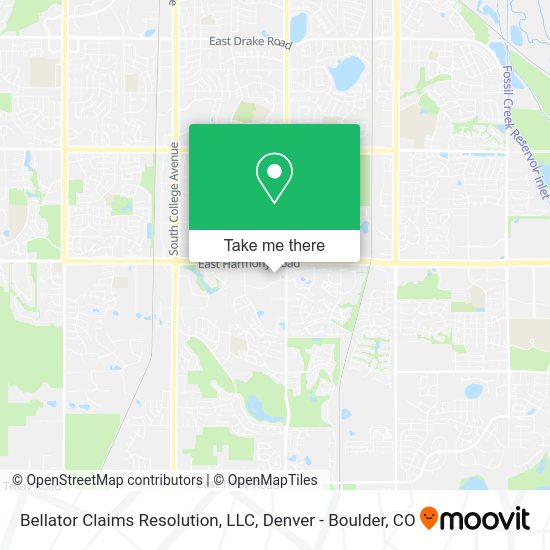 Mapa de Bellator Claims Resolution, LLC