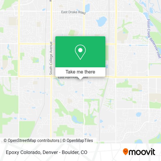 Epoxy Colorado map