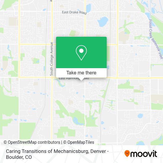 Mapa de Caring Transitions of Mechanicsburg