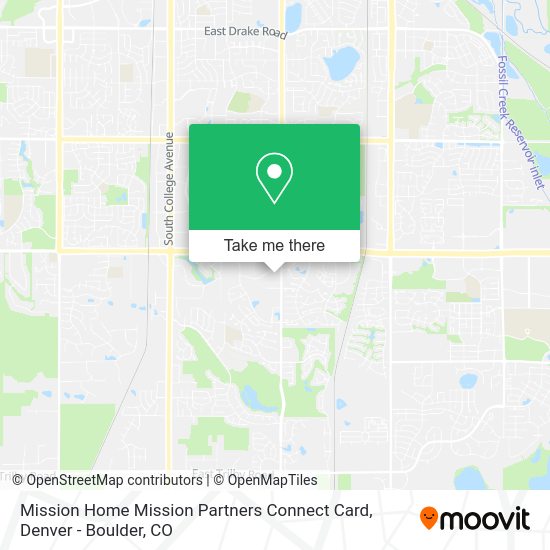 Mission Home Mission Partners Connect Card map