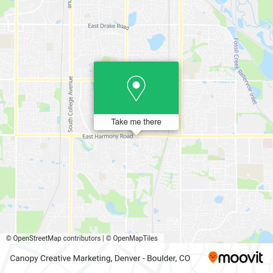 Canopy Creative Marketing map