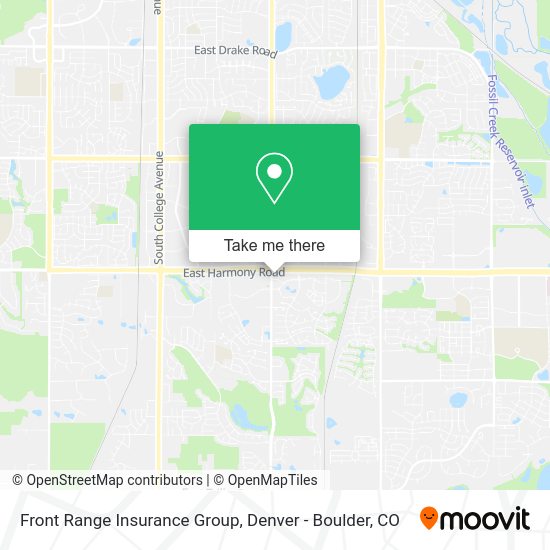 Front Range Insurance Group map