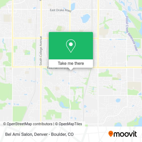 Mapa de Bel Ami Salon