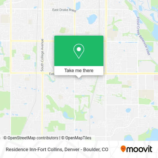 Residence Inn-Fort Collins map