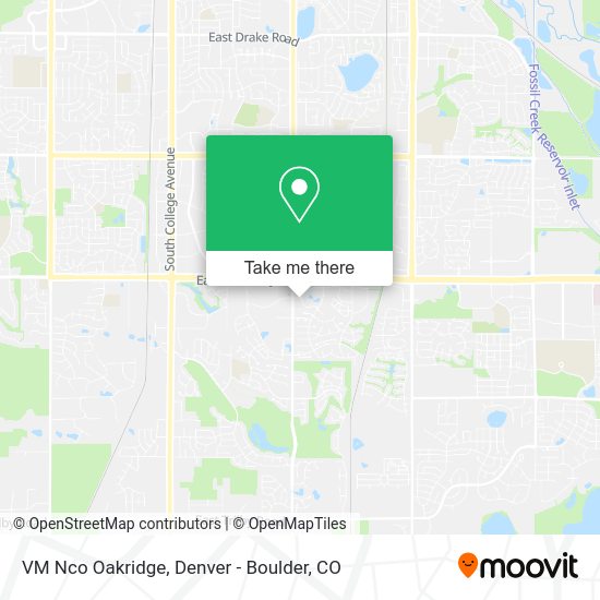 Mapa de VM Nco Oakridge