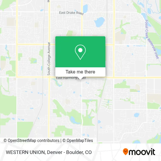WESTERN UNION map