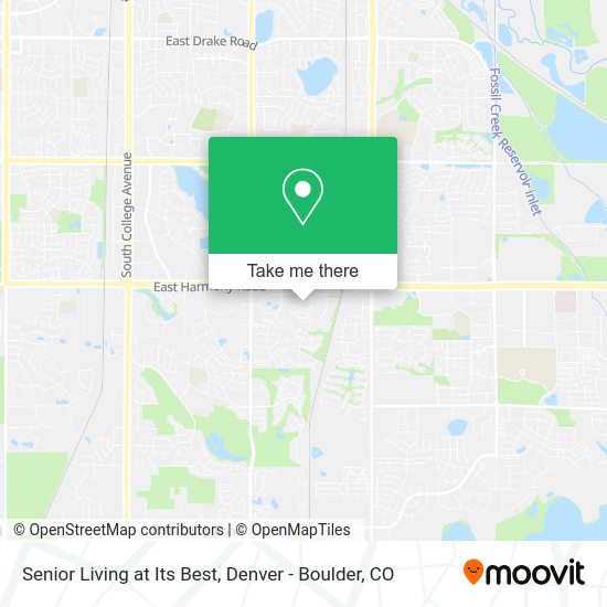Senior Living at Its Best map