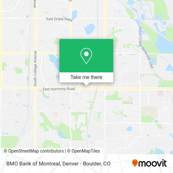 BMO Bank of Montreal map
