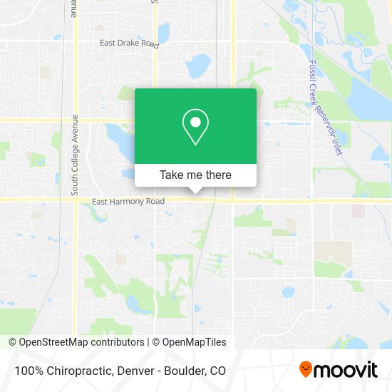 100% Chiropractic map