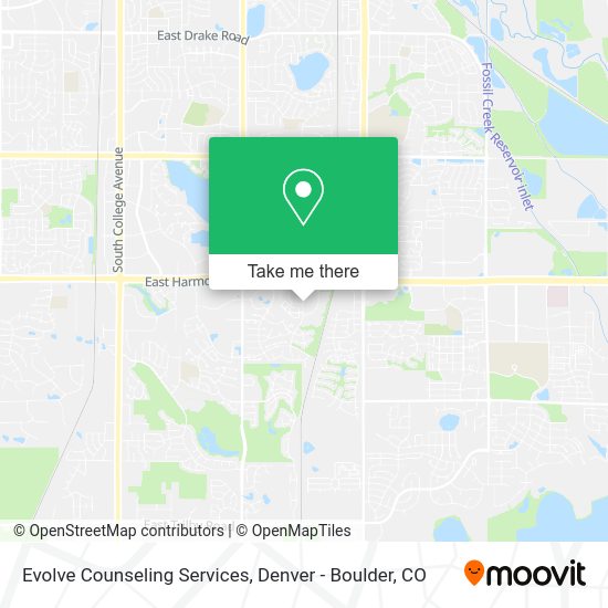 Evolve Counseling Services map