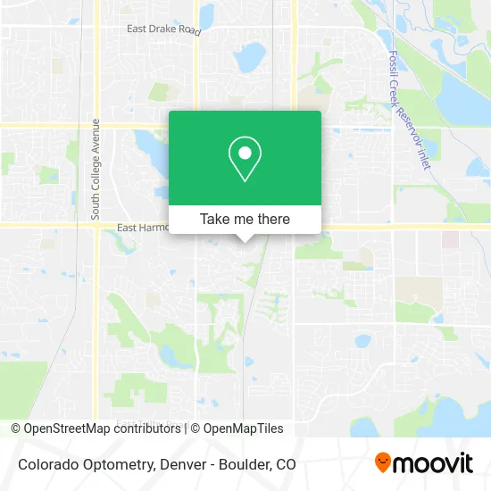 Colorado Optometry map